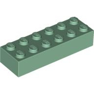 Lego kostka (kostička) 2x6, pískově zelená (4155060, 4181141, 4517512, 4642410)